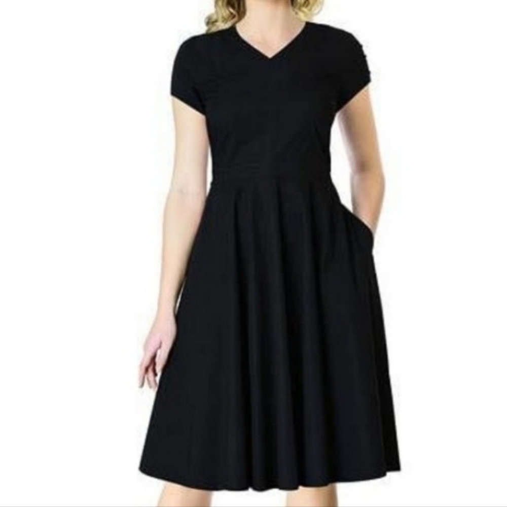 eShakti black dress